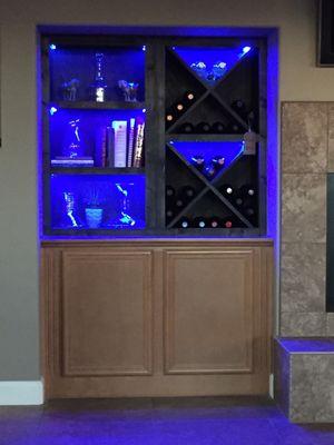 Our built in wine storage was just installed we love it. Allan from Rustic Renovations gets