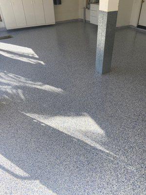 Enjoy the beautiful Oceanside color on your garage floor!