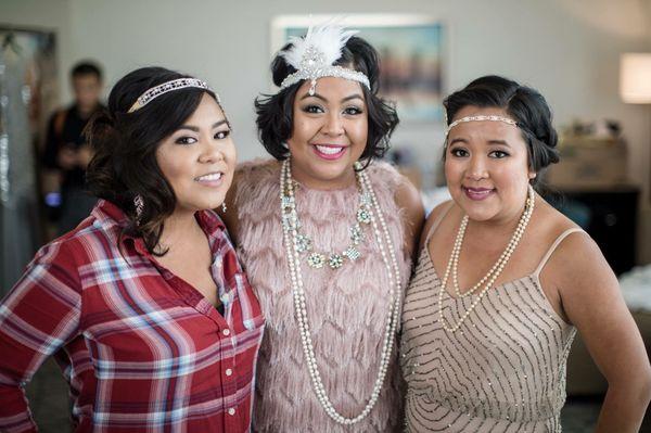 Bridesmaids hair and make up