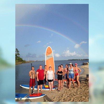 rainbow paddle