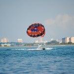 Shell Island Parasailing in Panama city beach Florida