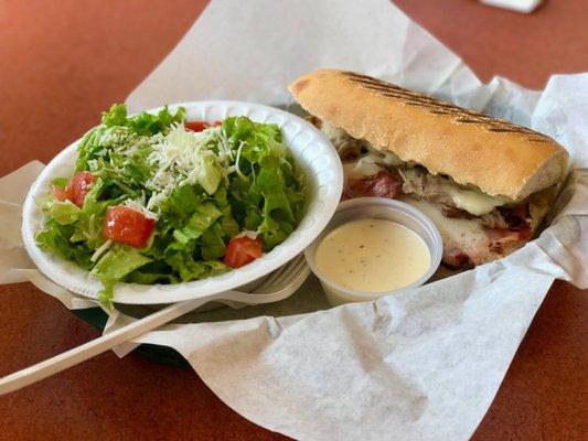 Cubano with side salad