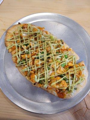 Vegan Cauliflower Buffalo Pizza