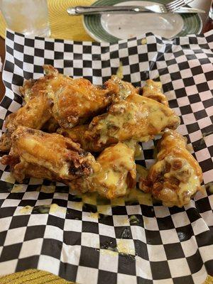 Honey mustard wings