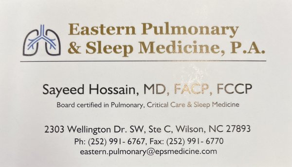 Eastern Pulmonary & Sleep Medicine