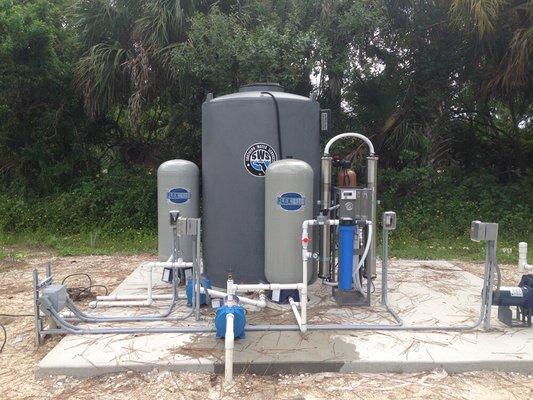 Whole house reverse osmosis system in Jupiter Farms.