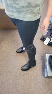 Paddock boots and half chaps!