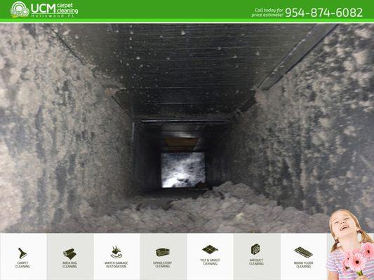 Dirty Air Duct Cleaning Service