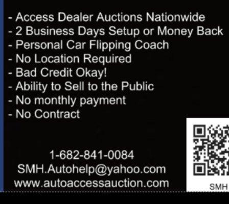 AuctionACCESS nationwide 
Easy registration 
Wholesale prices