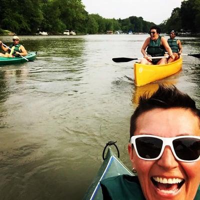 Canoeing on the White River!