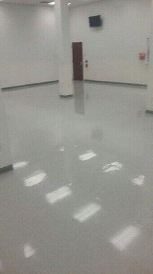 We strip/wax VCT floors