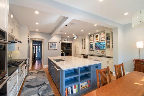 Remodeled Kitchen Row House Washington, DC