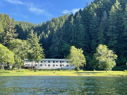 View of the inn from the River.