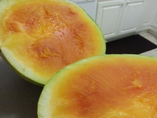 Orange watermelon