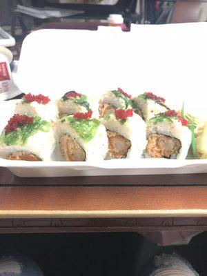 Angry bird specialty roll