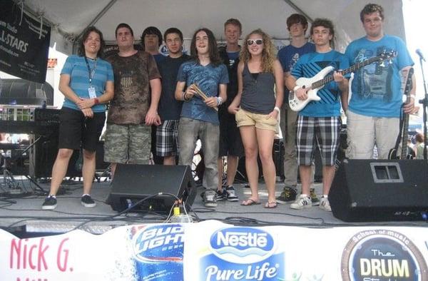 Drum Studio All Stars at Giving Hunger the Blues Festival 2011