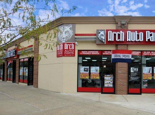 Exterior of Arch Auto Parts at 1764 Eastern Pkwy Brooklyn, NY at Grand Opening