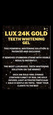 Information About Our 24K Honey Teeth Whitening Gel