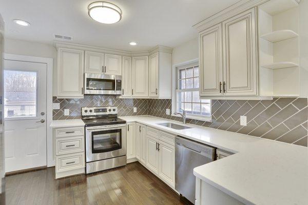 custom tile backsplash