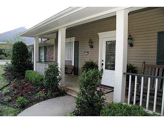 Great front porches!