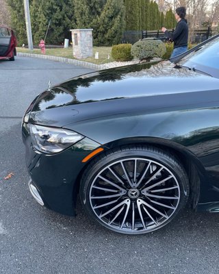 Luxury Exterior Detail done on a 2022 Mercedes S Class