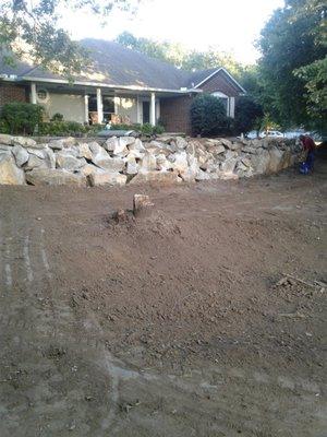 Terracing/Retaining walls