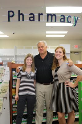 Your friendly pharmacy staff (L to R: Jamie, Bill, Allyson)