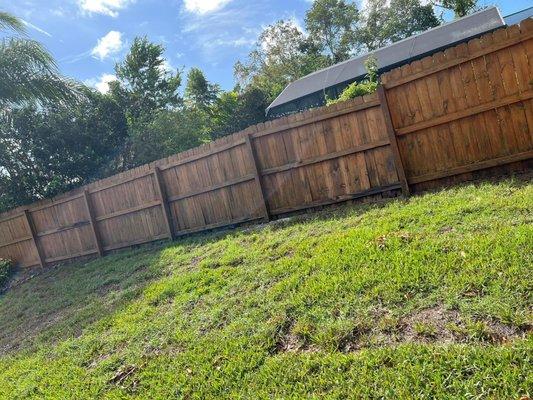 Fence removal job in Cocoa Florida