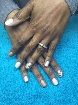 Impeccable nail work. Gel nails