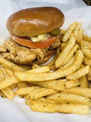 Chicken Sandwich& Fries