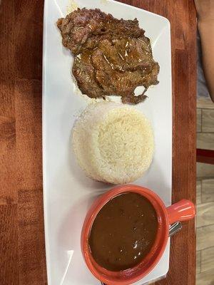 Kids Meal Steak Rice and Beans