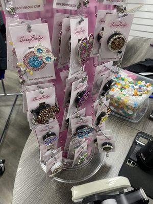 Cute badge reels