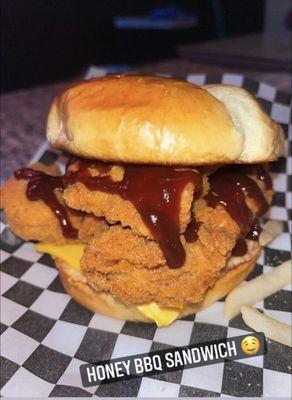 Honey bbq sandwich