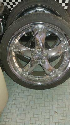 20 inch Honda wheels and tires 500.00 Dollars