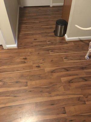 My floors turned out beautiful.