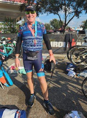 Finished the race thanks to The Bike Shop of Winter Haven.