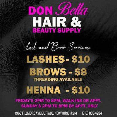 Our deals .... every Friday and Sunday by appointment