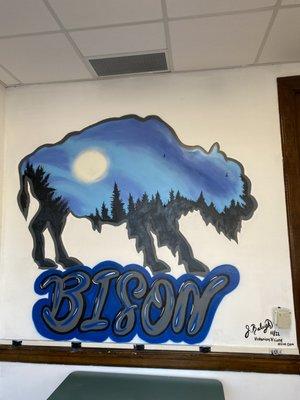 High Point Central School Mural Painting