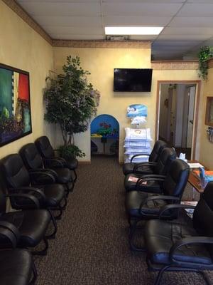 View 1 of our modern large comfortable waiting room