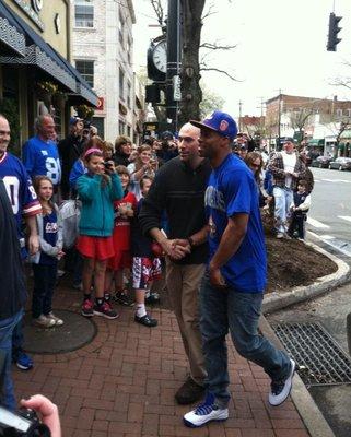 New York Giants Super Bowl Champion Victor Cruz from Live Autograph Signing at Our Store