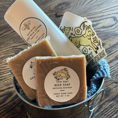 Ollie Skincare gift basket