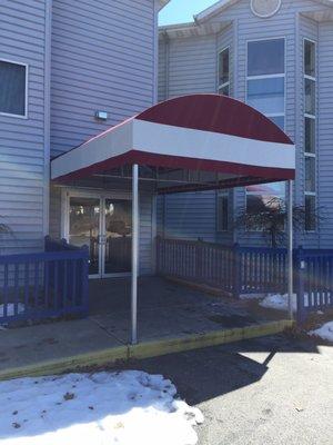 Marquee awning