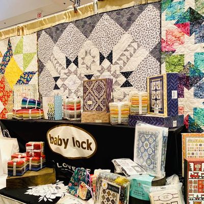 From the Statesville quilt show - so many kits and amazing samples to get inspired by!