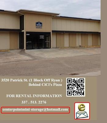 Centerpoint Mini-Storage, Climate Controlled, Security Open 24/7 - Storage Units for  Mardi Gras Supplies & Backpieces