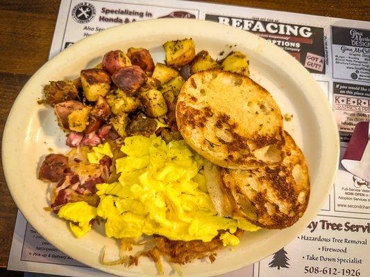 2 Eggs and Corned Beef Hash Combo