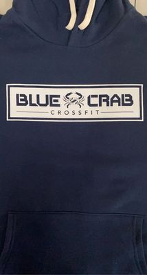 Blue Crab CrossFit hooded sweatshirt