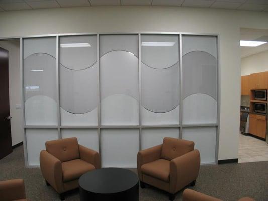 Office Window Film Installation