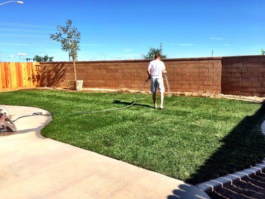 My Husband LOVES watering it.