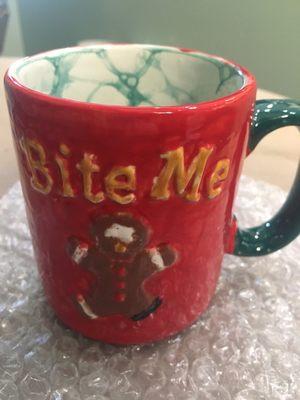 Christmas mug with bubble art