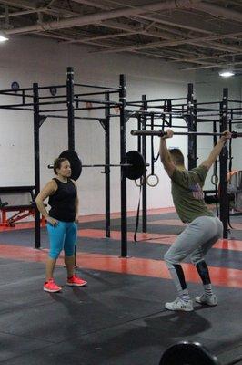 CrossFit Meriden Coach Brandon Keegan reviews technique